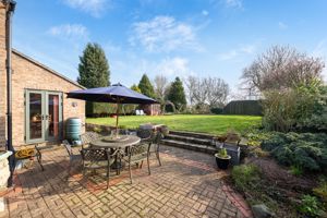 Rear garden/patio area- click for photo gallery